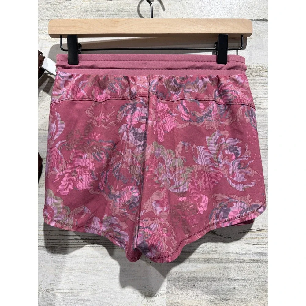 Gap All In Motion Outfit Girls 10 Brown Pink Floral Activewear Sporty EUC